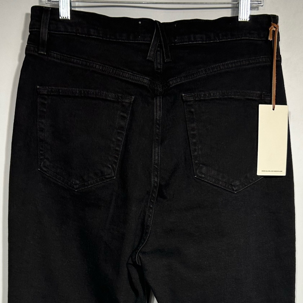 New SLVRLAKE High Rise Slim Beatnik Hidden Valley  Jeans Size 32 Black - Picture 6 of 12